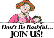 Don't Be Bashful...JOIN US!